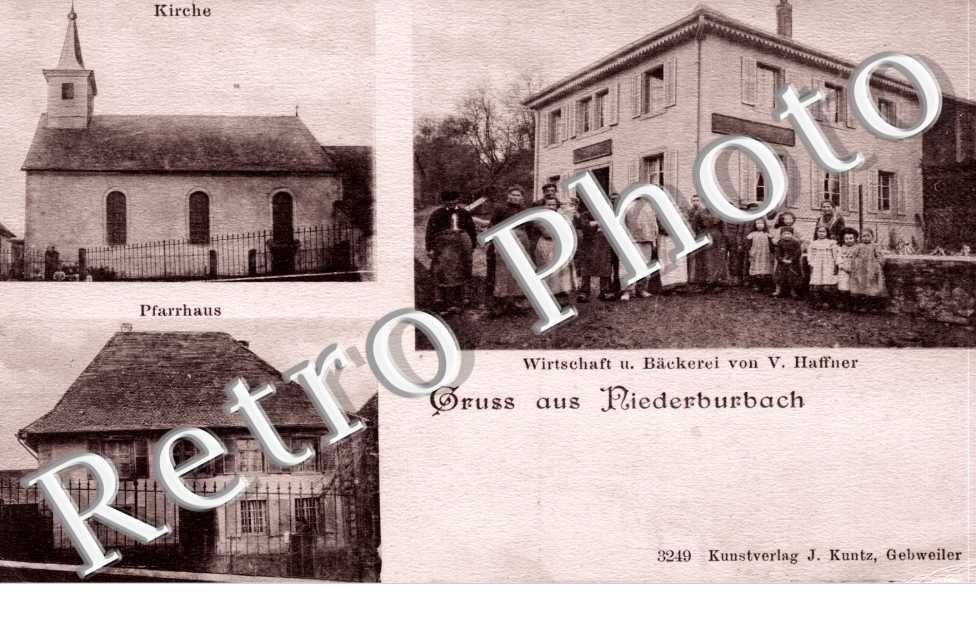 kirche, pfarrhaus, wirtschaft u. backerei von V.Haffner