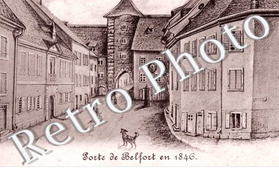 Porte de Belfort en 1846