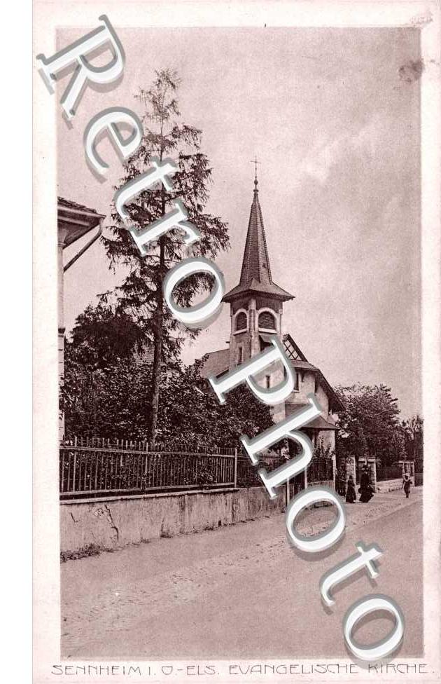 Vue de l'église protestante