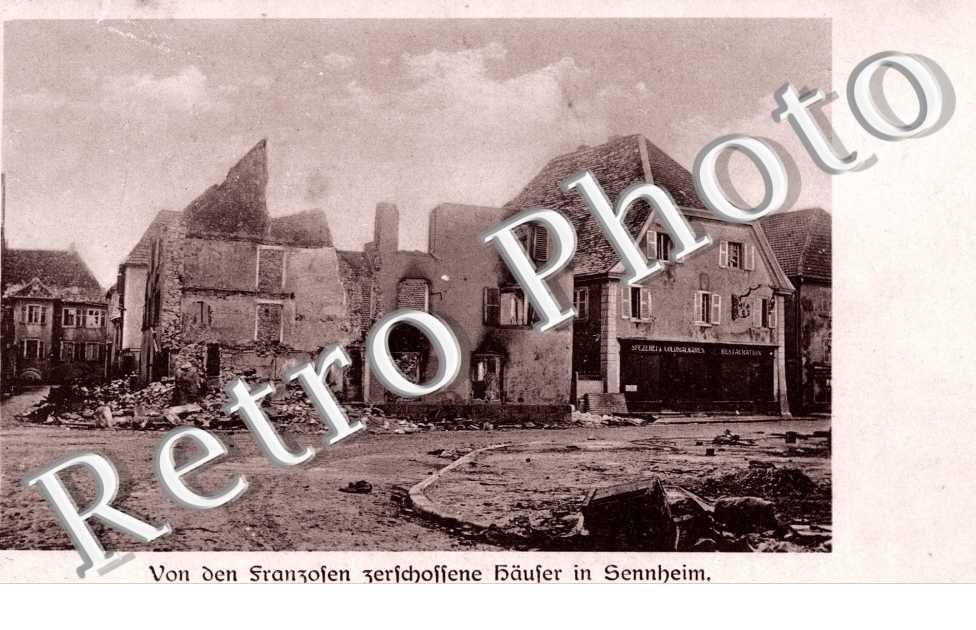 Maisons detruites