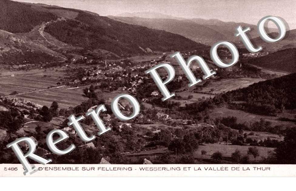 Vue d&#039;Ensemble sur Fellering et la Vallee de la Thur