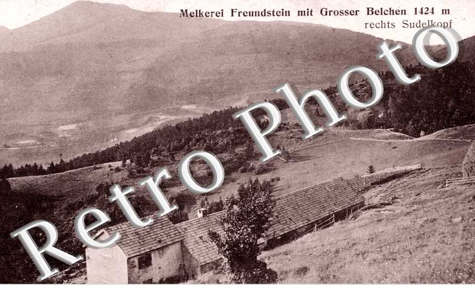 melkerei freundstein mit grosser belchen - Rechts Sudelkopf