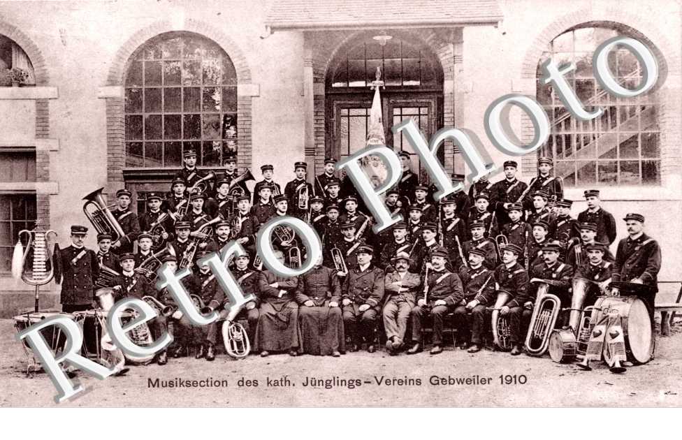 Musiksection des kath. Junglings-Vereins 1910