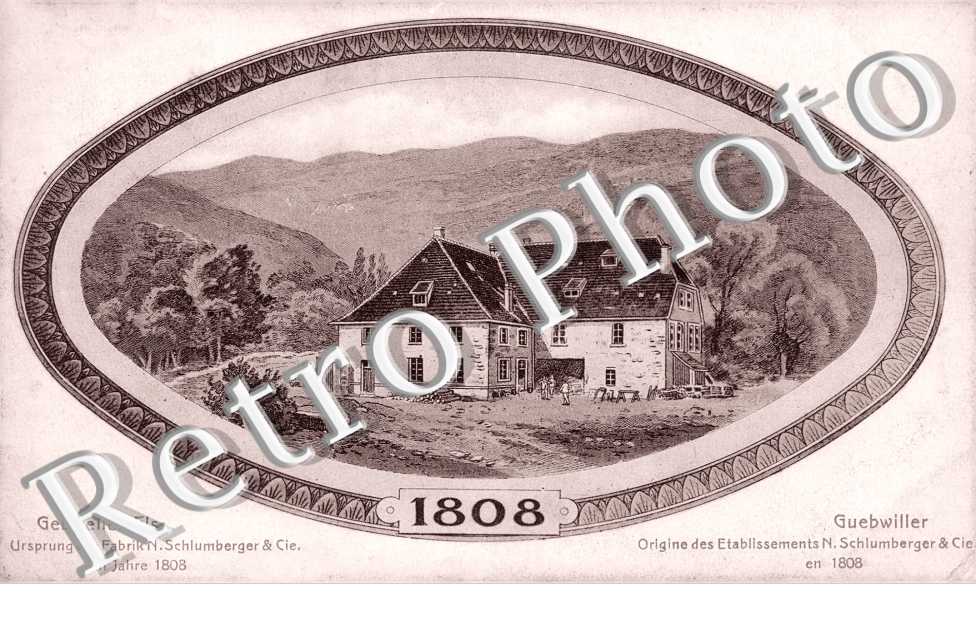 Origine des Etablissement Schlumberger & Cie en 1808