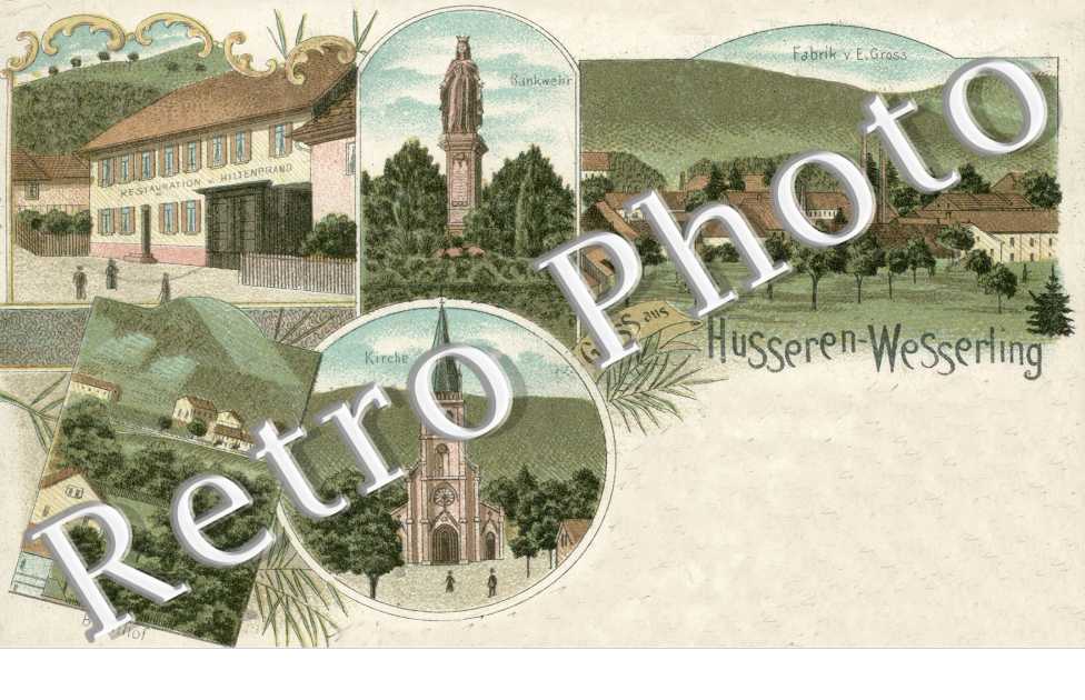 Gruss aus - Vue Générale - Eglise Monument de la Vierge - Restaurant