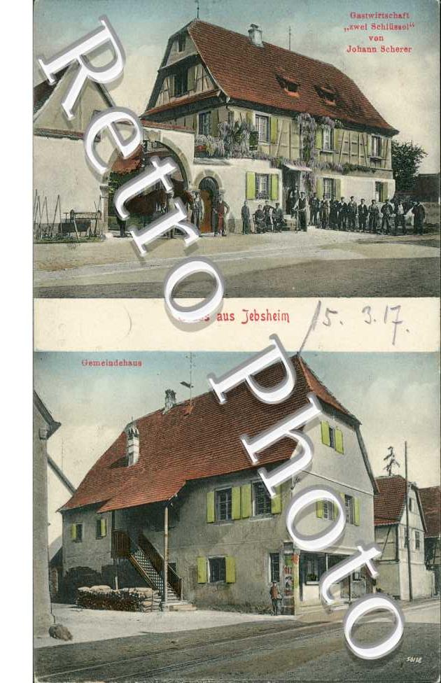 Gemeindehaus - gastwirtschaft " zwei Schlussel " von Johan Scherer