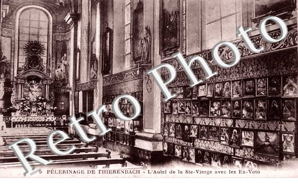 Pelerinage de Thierenbach - L&#039;autel de la Sainte-Vierge avec les Ex-Voto