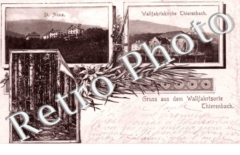 Gruss aus Wallfahrtsorte Thierenbach