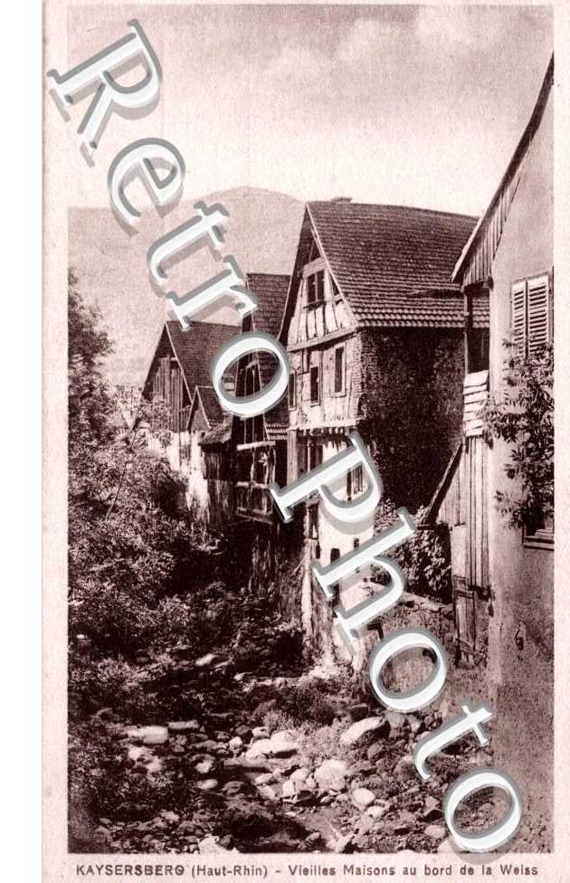 Vieilles maisons au bord de la Weiss