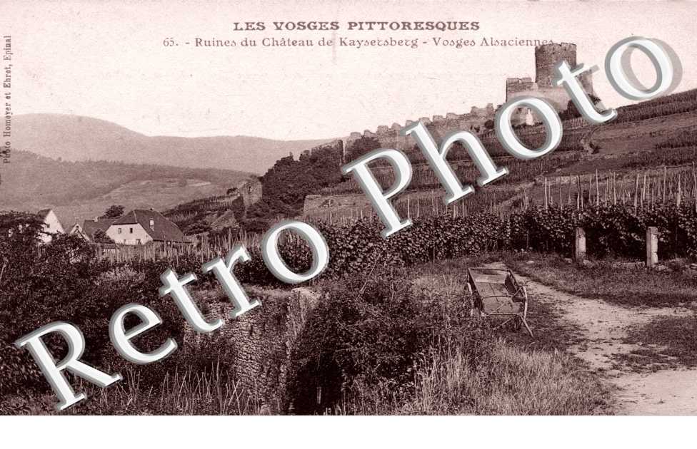 Ruines du chateau de kaysersberg Vosges alsaciennes
