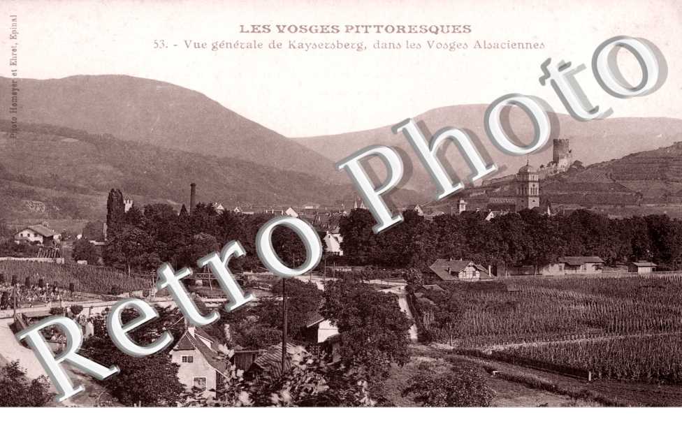 Vue générale dans les Vosges Alsaciennes