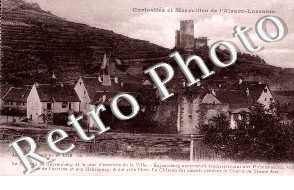 Le Chäteau et mur d'enceinte