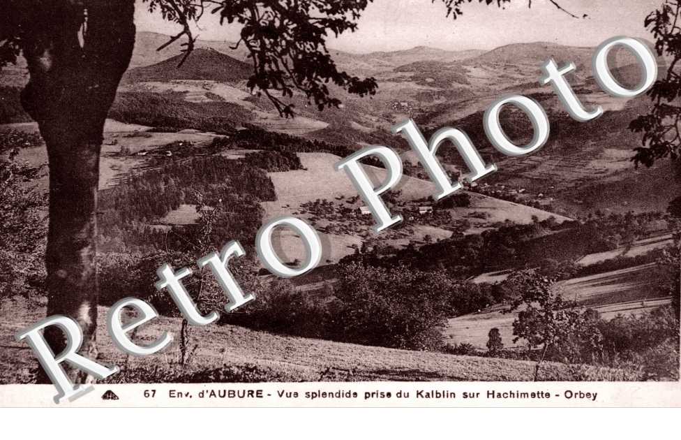Vue splendide prise du Kalbin sur Hachimette-Orbey
