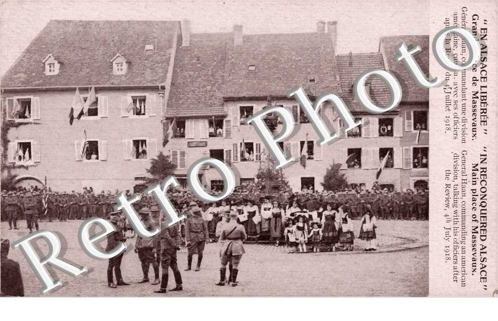 Grande place le 4 juillet 1918 revue franco-americaine