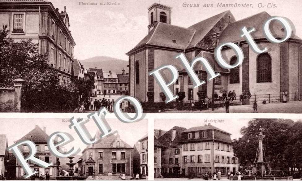 Mairie eglise place du marche Kornplatz