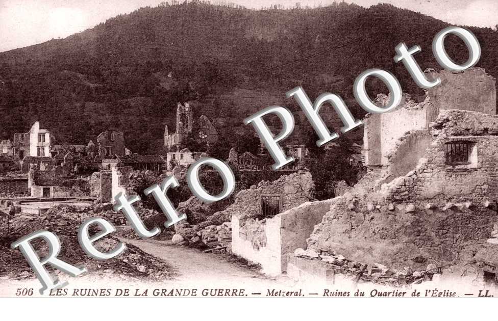 ruines du quartier de l&#039;eglise