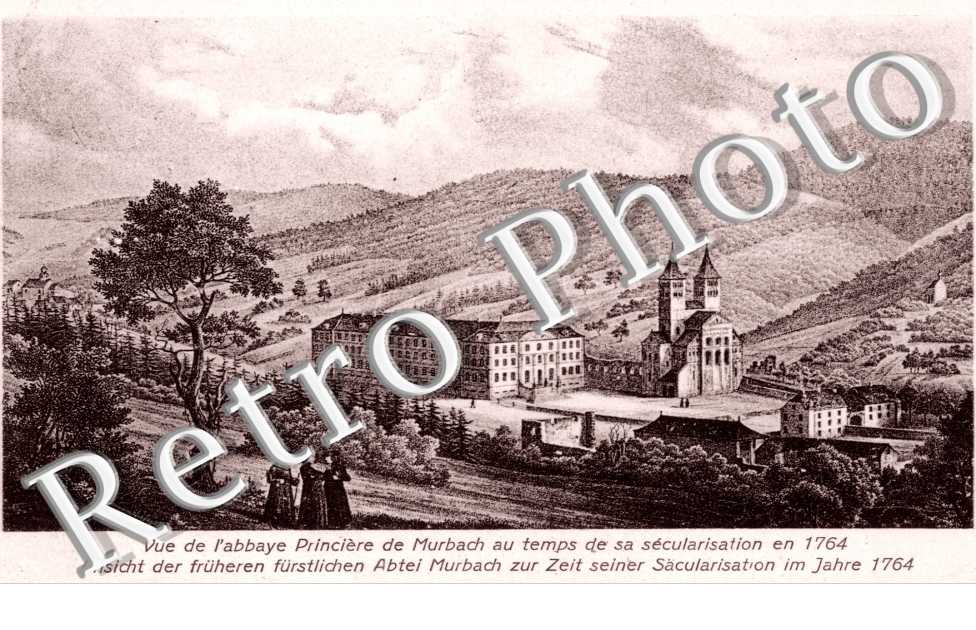 vue de l&#039;abbaye princiere