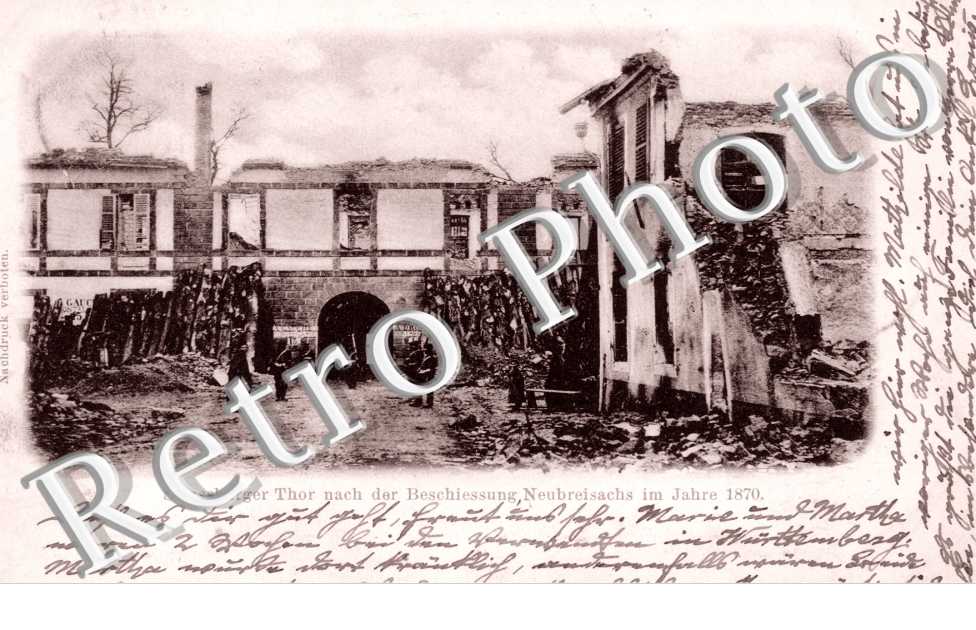 Strassburger Thor im Jahre 1870
