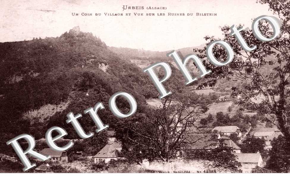 Un coin du Village et Ruines du Bilstein