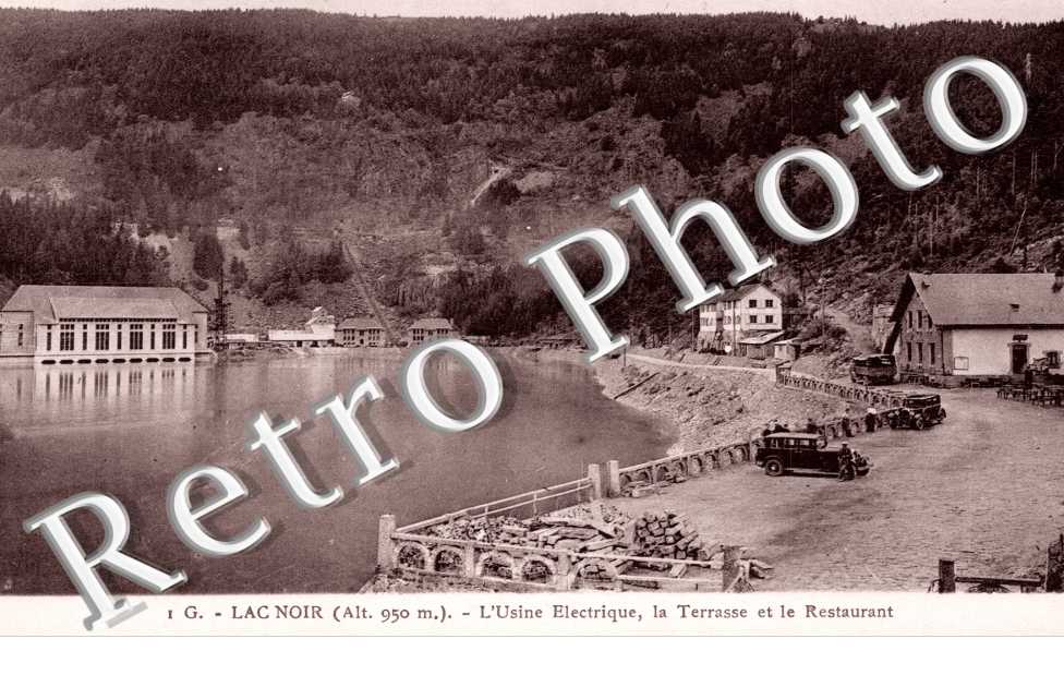 Lac Noir, Usine electrique, la Terrasse et le Restaurant