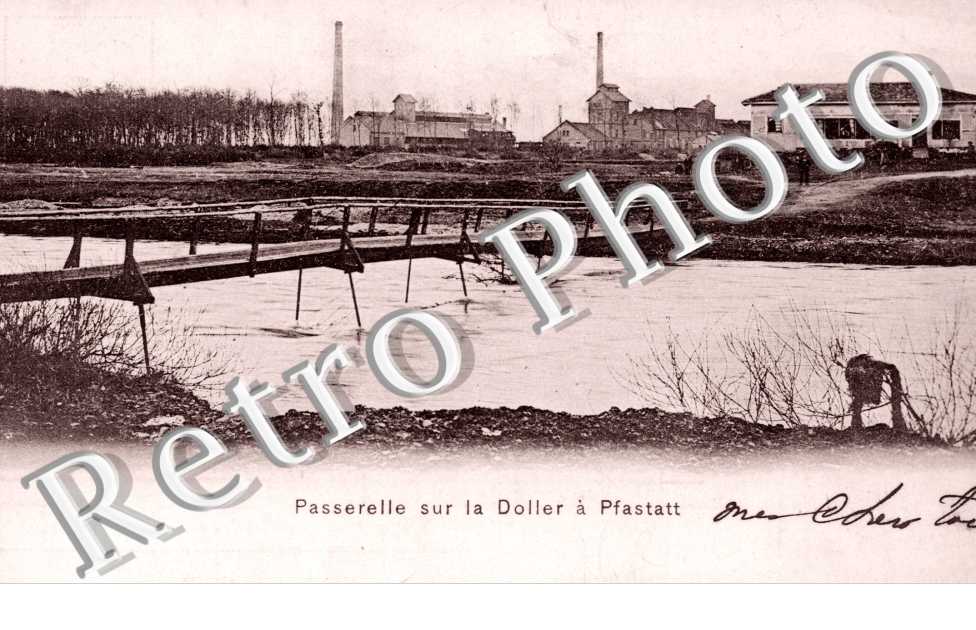 passerelle sur la Doller