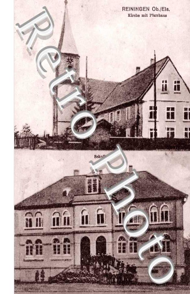Kirche mit Pfarrhaus - Schulhaus