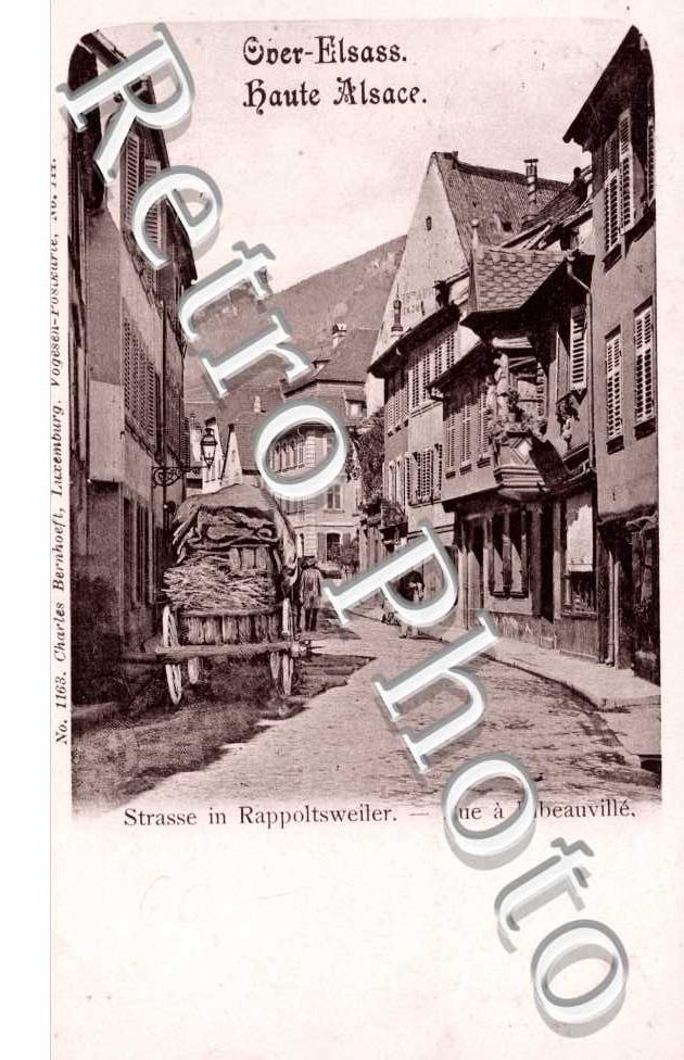 Strasse in Rappoltsweiler Rue a Ribeauville