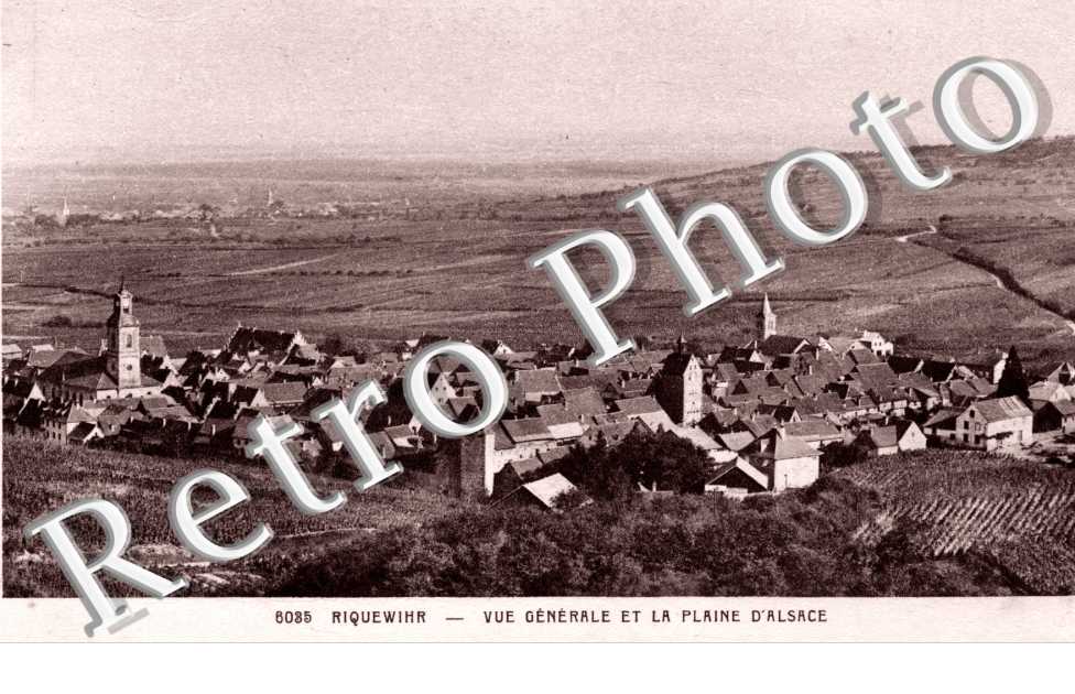 Vue Generale et la plaine d'Alsace