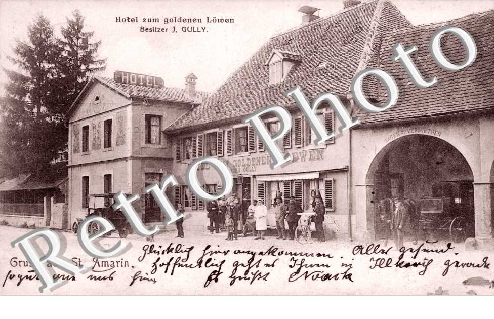 Hotel zum Goldenen Lowen Besitler J. Gully