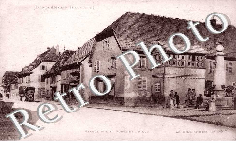 Grande Rue et Fontaine du Coq