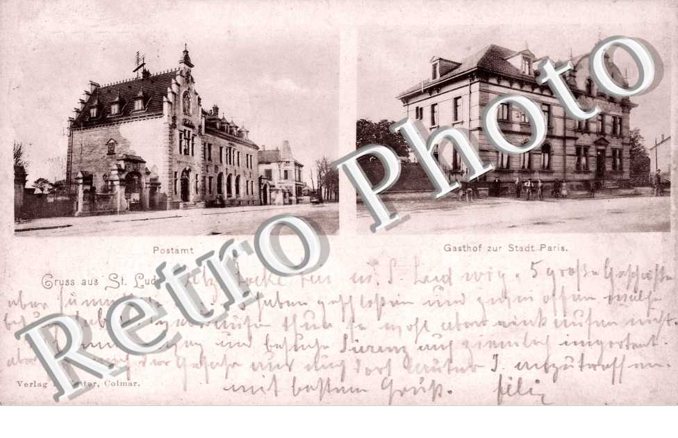 Postamt. Gasthof zur Stadt Paris