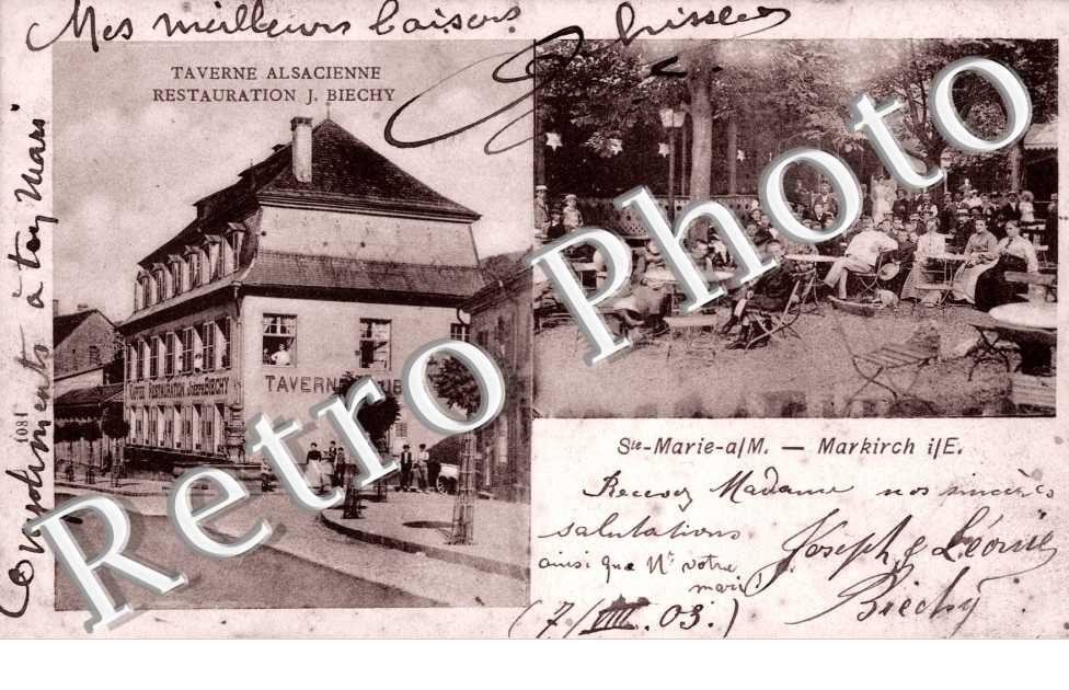 Taverne Alsacienne, Restauration J. Biechy