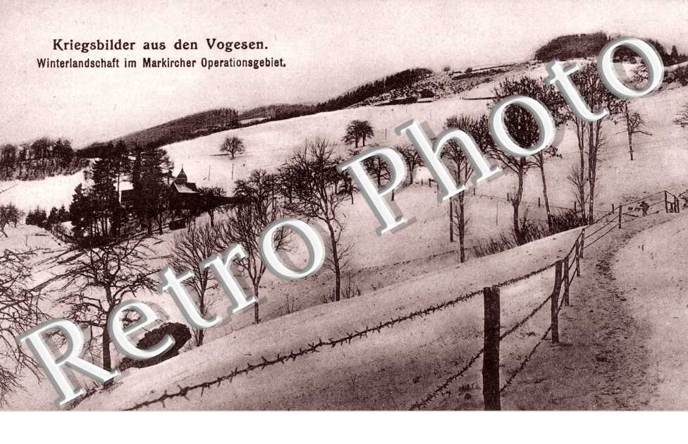 Winterlandschaft im Markircher Operationsgebiet