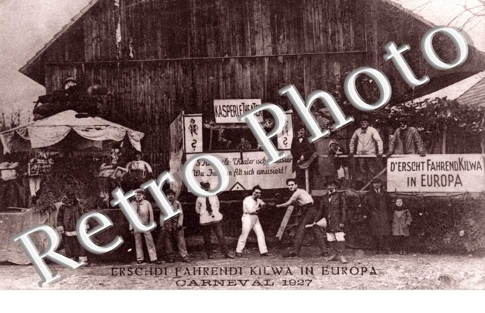 Erschdi Fahrendi Kilwa In Europa Carneval 1927