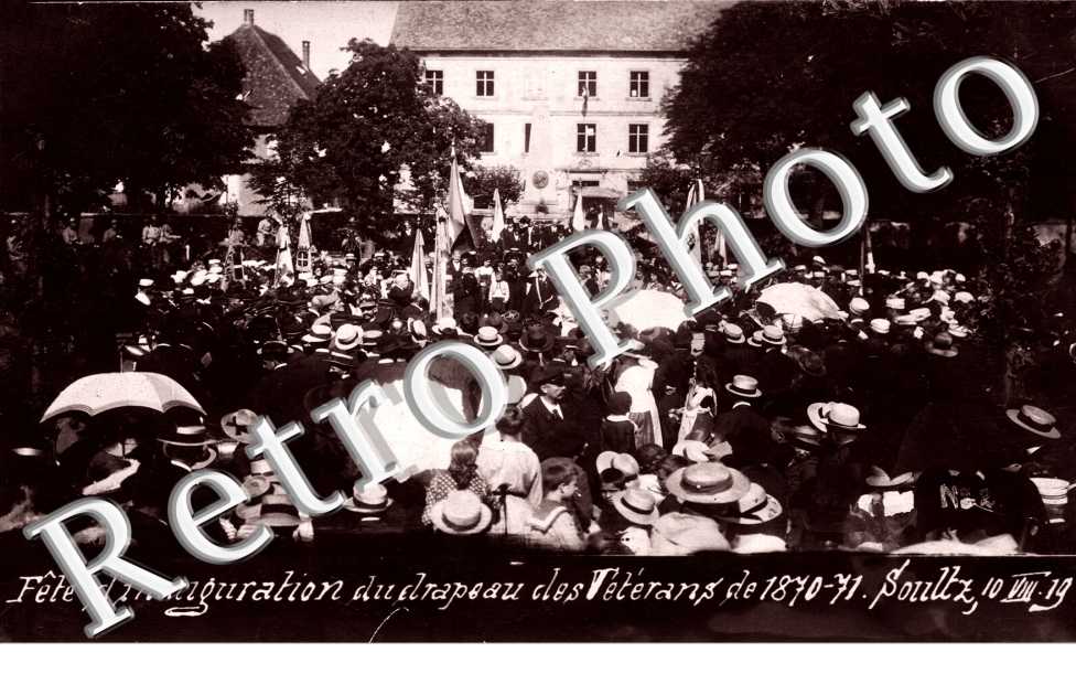 Fete d&#039;inauguration du drapeau des Veterans de 18701-71 (1919)