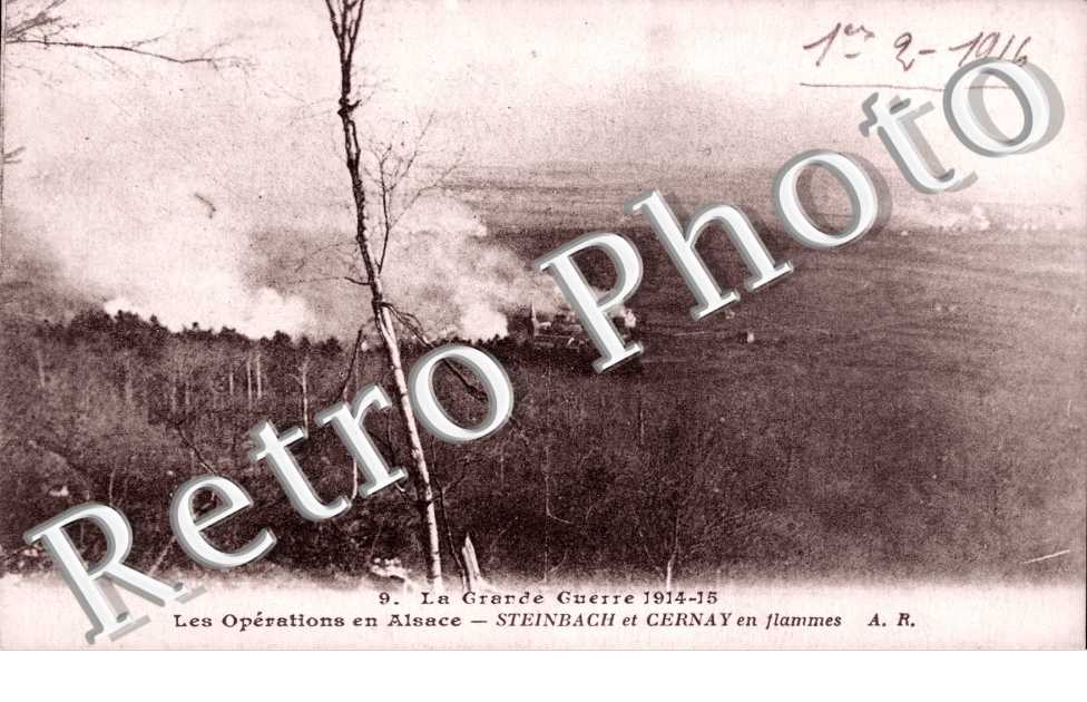 Steinbach et Cernay en flammes