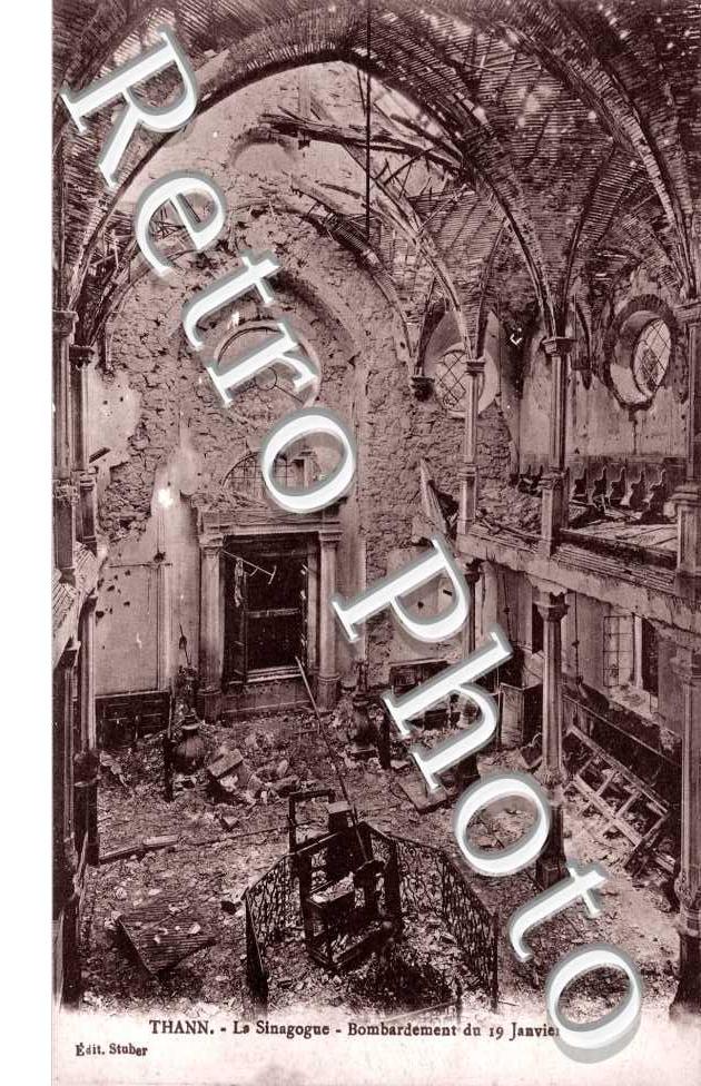 Synagogue - Bombardement du 19 janvier 1915