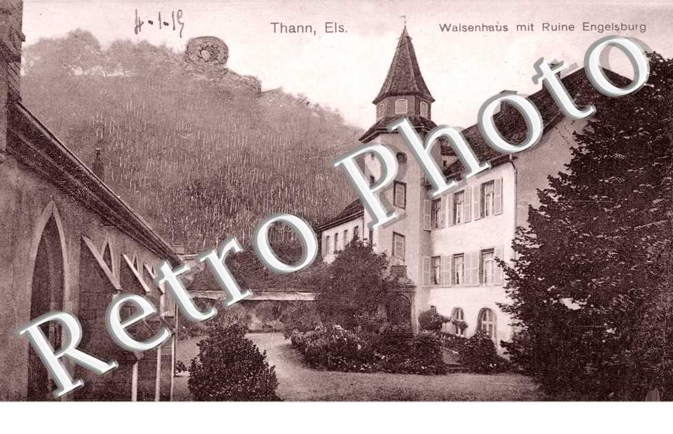 Waisenhaus mit ruine Engelsburg
