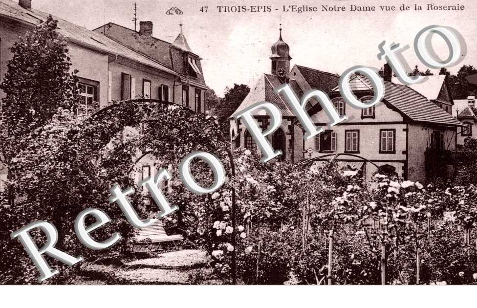 l&#039;ecluse  Notre Dame vue de la Roseraie