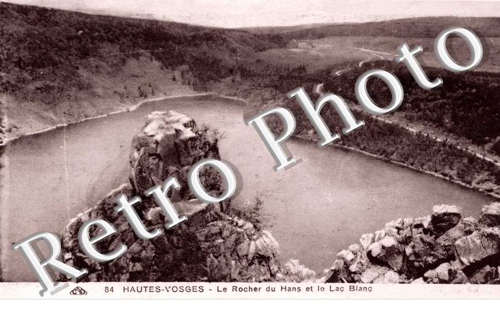 Le rocher du Hans et le lac blanc