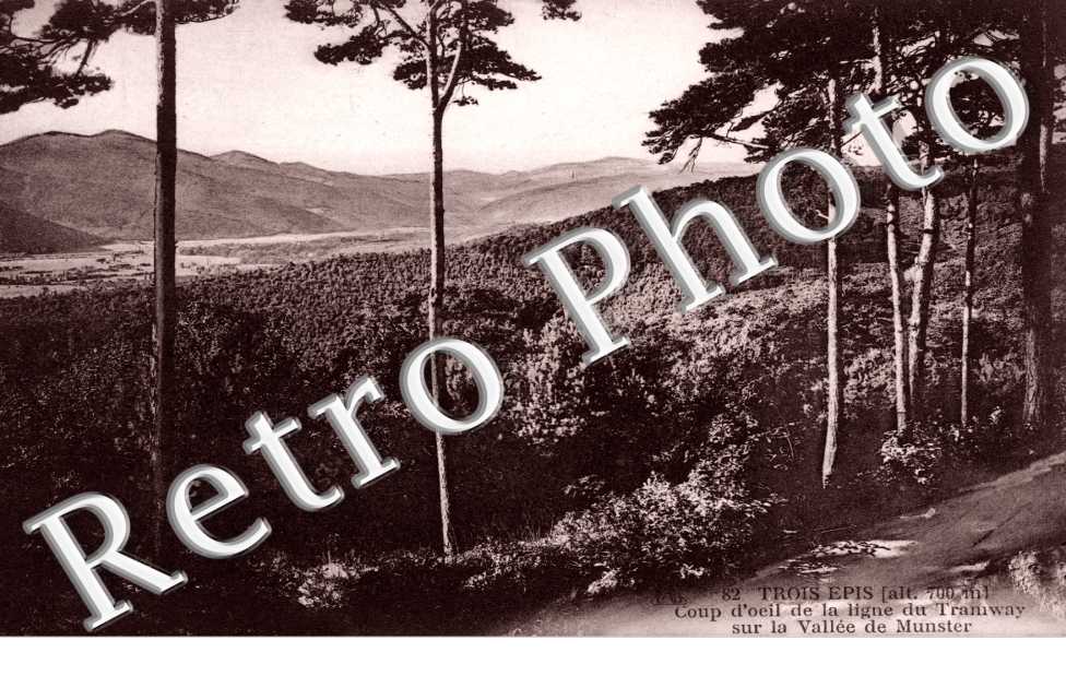 De la ligne du tramway vers la vallee de Munster
