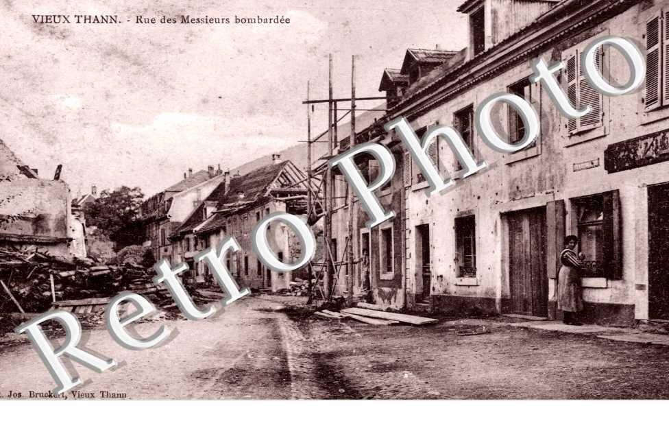 rue des Messieurs bombardee