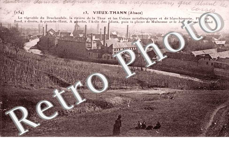 les Usines metallurgiques et de Blanchisserie, la Riviere de la Thur, les Vignobles de Drachenfels