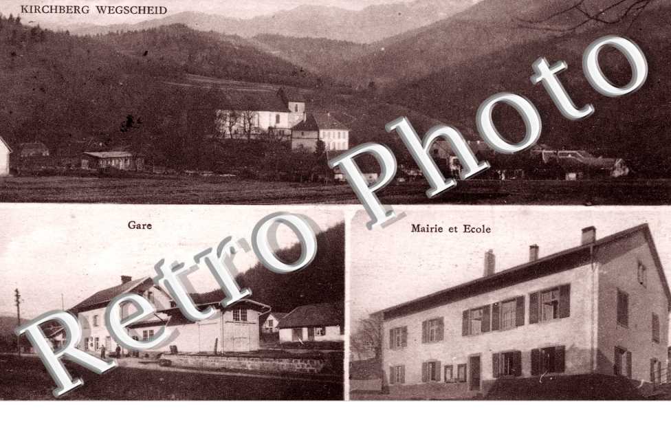 Gare, Mairie et Ecole