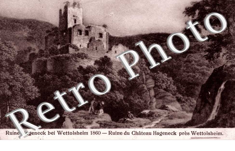 Ruines du Chateau Hageneck pres de Wettolsheim