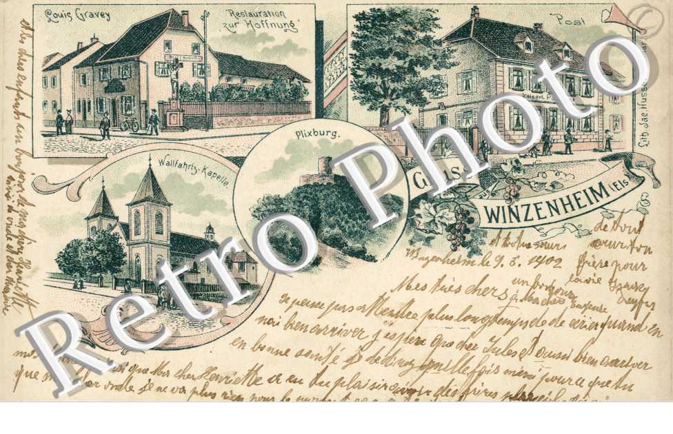 Louis Gravey Restauration zum Hoffnung  Post  Plixburg