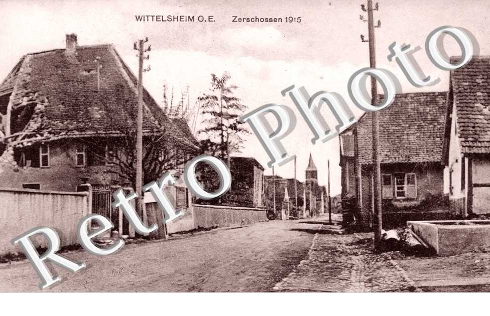 Zerschossen 1915