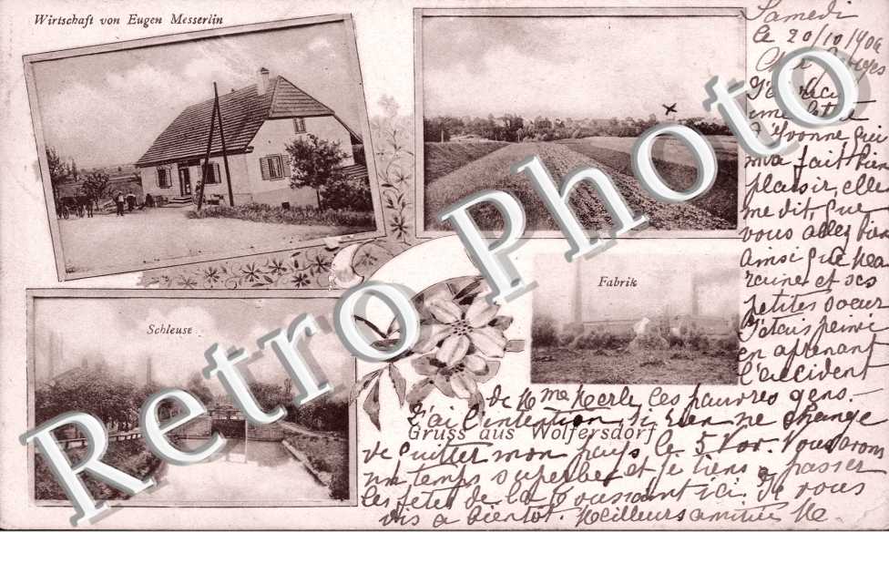Schleuse, Fabrik, Wirtschaft von Eugen Messerlin
