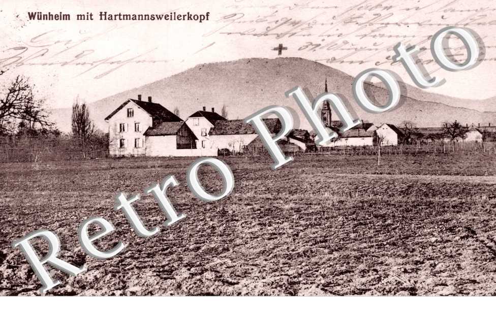 Wunheim mit Hartmannsweilerkopf