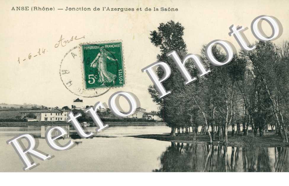 Jonction de l'Azergues et de la Saone